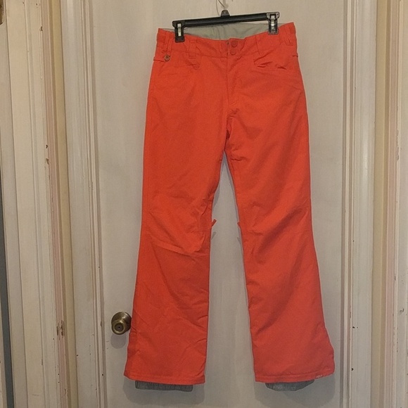 Ski Snowboarding Snow Pants !LIKE-NEW!! Coral ! S - Picture 2 of 7